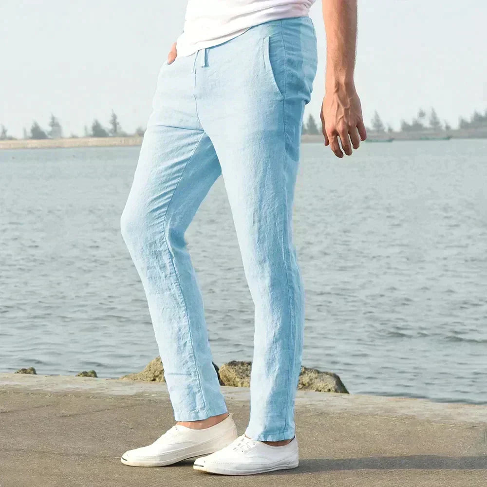 Poli - Blokes' Breezy Linen Trousers for a Cracking Summer