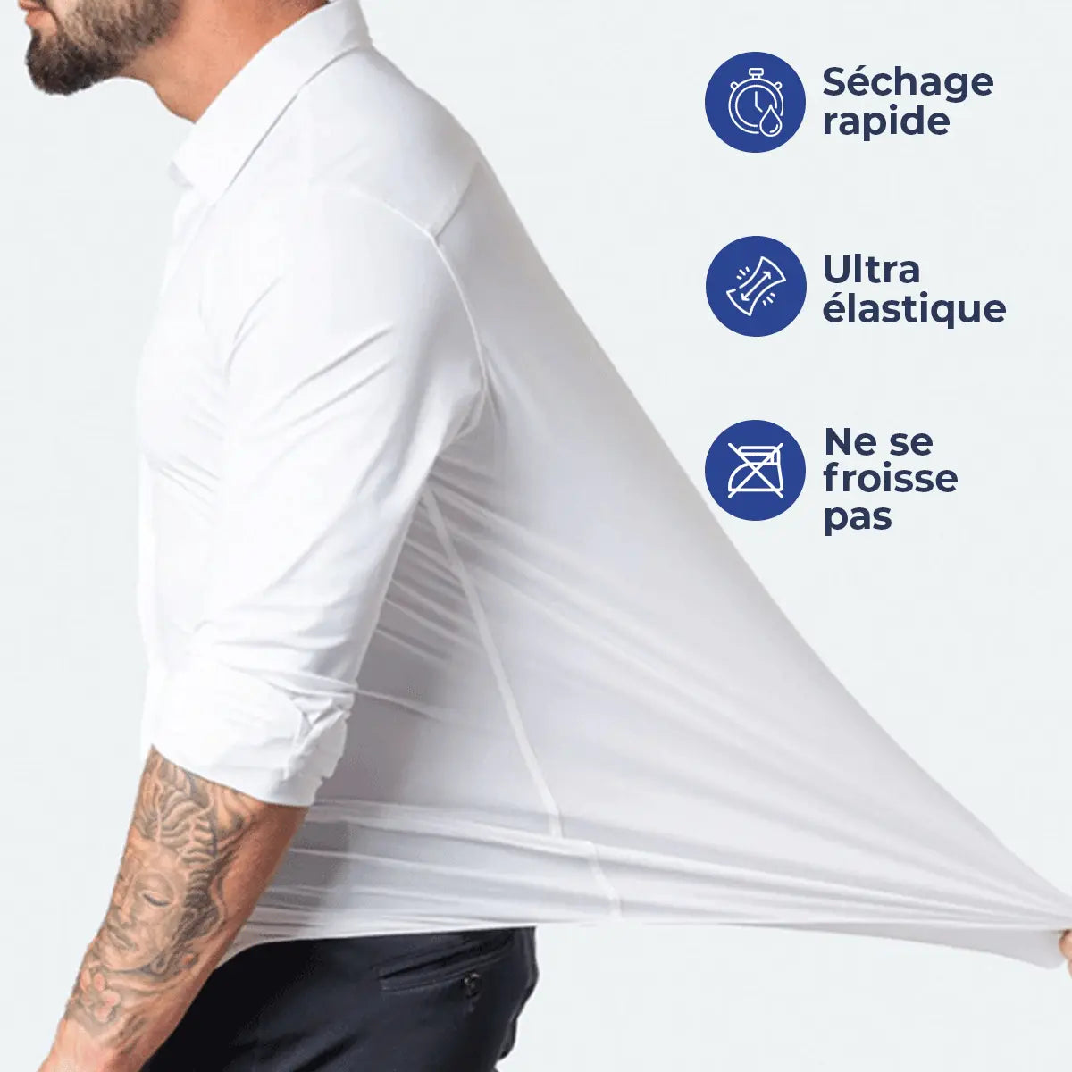 Men's Slim Fit UltraTech™ Dress Shirt (Grab One, Get One Free!)
